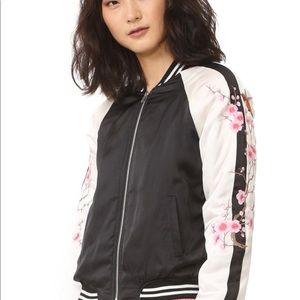 Embroidered BB Dakota Bomber Jacket